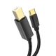 XO Kabl -GB10B USB 2.0 Type-c to USB-B, crna - 21001-1