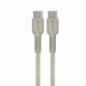 DEVIA Kabl Environment - friendly plant straw Type-c na type-c, bela - 21988-1