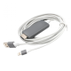 Kabl lightning na HDMI USB 2m sivi - 94231-1
