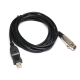 Kabl USB na XLR mikrofonski audio kabl JWD-AU22 3M - 99388-1