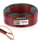 Kabl za zvucnike 2x1mm copper 100m crno crveni - 99366