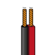 Kabl za zvucnike 2x1mm copper 100m crno crveni - 99366