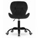 MODERNHOME Kancelarijska stolica ferra sa točkićima black velvet - 3673_1-NOTO-D26