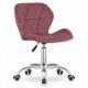 MODERNHOME Kancelarijska stolica ferra sa točkićima dark pink velvet - 3803_1-AVOL-D21