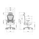 UGD Ultra Ergonomska kancelarijska stolica Conference Lite - KNC010901A00000