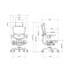 UGD Ultra Ergonomska kancelarijska stolica ProSit Deluxe - KNC010895A00000