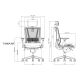 UGD Ultra Ergonomska kancelarijska stolica Office Deluxe - KNC010897A00000