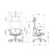 UGD Ultra Ergonomska kancelarijska stolica Ultimate Support - KNC010896A00000