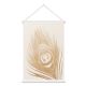 DEKOR DOM Slika Kakamono 60x90cm Beige Peacock Feather - 022848