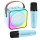 Bluetooth zvučnik P8, Karaoke sa 2 mikrofona, plava - 1430109