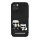 Maska za iPhone 13 crna Karl Lagerfeld Silicone Case Karl&Choupette - KLHCP13MSSKCK
