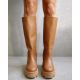 Duboke čizme Katiuska Camel - 5635-700
