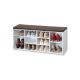 KESPER KSP15910 DRVENI CIPELARNIK BELI SA JASTUKOM ZA SEDENJE 103,5X48X29,5CM - KSP15910