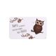 KESPER Dekorativni podmetač za doručak melamin 23,5X14cm Coffe Owl - KSP32369