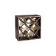 KESPER Polica za vino borovo drvo za 20 boca 50x50x25 cm - KSP69244