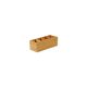 KESPER Kutija za escajg sa 4 pregrade od bambusa 35x14x12 cm - KSP70850