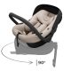 KINDERKRAFT Auto sedište I-lite 40-86cm, bež/crna - KCILIT00BEG0000