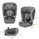 KINDERKRAFT Auto sedište Fix2go I-size, siva - KCFI2GO0GRY0000