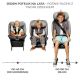 KINDERKRAFT Auto sedište I-Grow I-size 40-150 cm, siva - KCIGRO00GRY0000