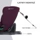 KINDERKRAFT Auto sedište Oneto 3 76-150cm, bordo - KCONE300RED0000