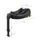 KINDERKRAFT Isofix baza Endura safe fx - KCENSAFXBLK0000