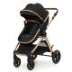 KINDERKRAFT Kolica za bebe Esme 3u1, crna - KSESME00BLK3000