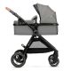 KINDERKRAFT Kolica za bebe Esme 3u1, siva - KSESME00GRY3000