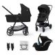 KINDERKRAFT Kolica za bebe Newly mink pro classic 3u1 , crna - KSNEWL00BLK300I