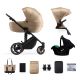 KINDERKRAFT kolica 3u1 prime 2 pro beige - EP3080348
