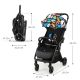 KINDERKRAFT Kolica za bebe Apino happy shapes, crna - KSAPIN00HAP0000