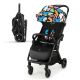 KINDERKRAFT Kolica za bebe Apino happy shapes, crna - KSAPIN00HAP0000