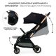 KINDERKRAFT Kolica za bebe Apino raven, crna - KSAPIN00BLK0000