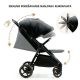 KINDERKRAFT Kolica za bebe Mitzy, crna - KSMITZ00BLK0000