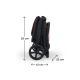 KINDERKRAFT Kolica za bebe Nubi 3, bordo - KSNUBI03BRG0000