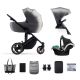 KINDERKRAFT kolica prime 2 3u1 mink pro shadow grey - EP3090385