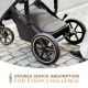 KINDERKRAFT kolica prime 2 3u1 mink pro shadow grey - EP3090385