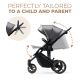 KINDERKRAFT kolica prime 2 3u1 mink pro shadow grey - EP3090385