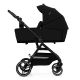 KINDERKRAFT Kolica za bebe 3u1 Yoxi mink pro pure, crna - KSYOXI00BLK3000