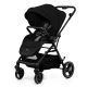KINDERKRAFT Kolica za bebe 3u1 Yoxi mink pro pure, crna - KSYOXI00BLK3000