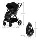 KINDERKRAFT Kolica za beb Yoxi, crna - KSYOXI00BLK0000