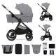 KINDERKRAFT Kolica za bebe Nea 2 2u1, siva - KSNEA002GRY2000
