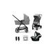 KINDERKRAFT Kolica za bebe Newly 3u1, siva - KSNEWL00GRY300I
