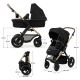 KINDERKRAFT Kolica za bebe Moov CT 3u1, crna - KSMOOV02BLKEV00