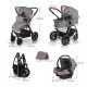 KINDERKRAFT Kolica za bebe Moov 3u1, crna - KSMOOV00BLK300I