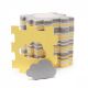 KINDERKRAFT Podne puzzle 3D Luno shapes, žuta/siva - KPLUSH00YEL0000