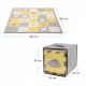 KINDERKRAFT Podne puzzle 3D Luno shapes, žuta/siva - KPLUSH00YEL0000