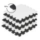 KINDERKRAFT Podne puzzle Luno, crna/bela - KKMLUNOBLK0000