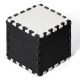 KINDERKRAFT Podne puzzle Luno, crna/bela - KKMLUNOBLK0000