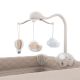 KINDERKRAFT prenosivi krevetac 2u1 leody up beige sa dodacima - EP3080306