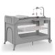 KINDERKRAFT prenosivi krevetac 2u1 leody up grey sa dodacima - EP3080309